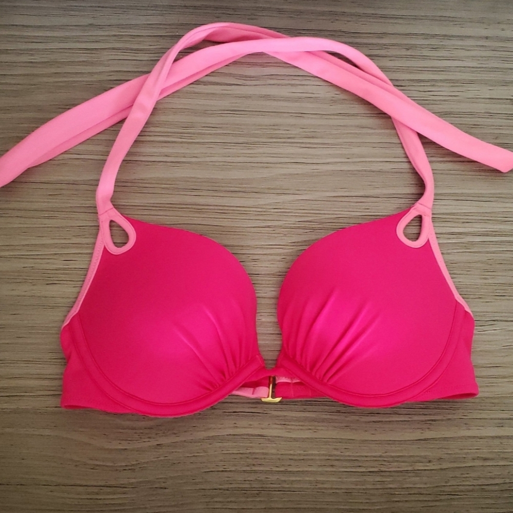 Victoria secret push up barbie pink bathing suit top